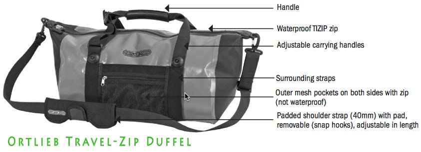 Ortlieb Waterproof Travel-Zip Duffle